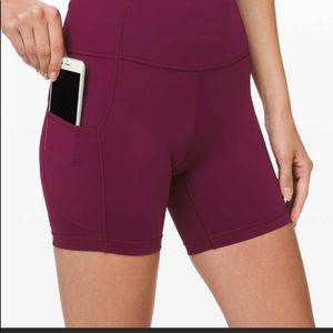 Lululemon fast and free shorts